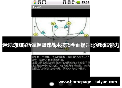通过动图解析掌握篮球战术技巧全面提升比赛阅读能力 通过动图解析掌握篮球战术技巧全面提升比赛阅读能力